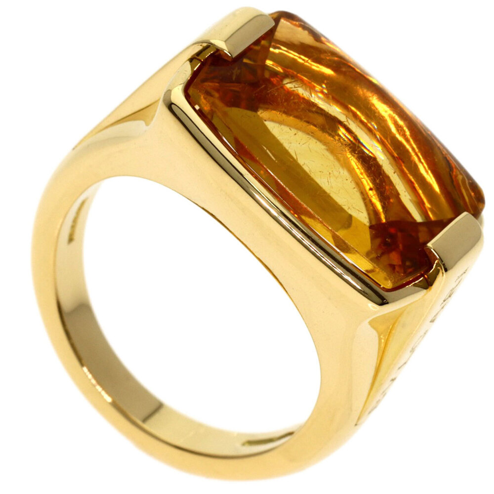 BVLGARI 18k Gold Citrine Ring